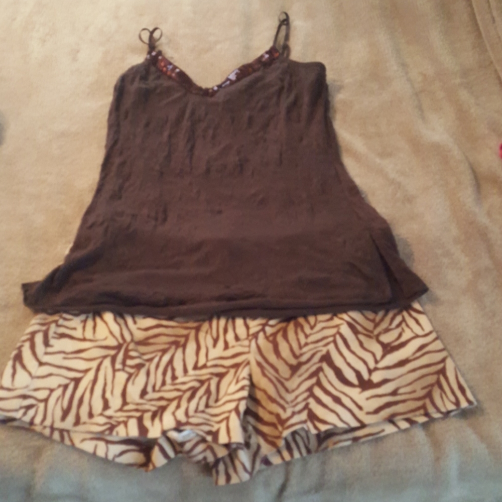 Shorts and top together